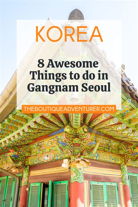 gangnam seoul things to do.